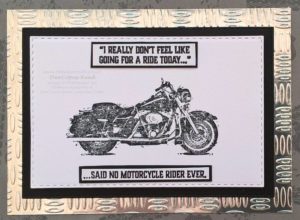 Enjoy the Ride card using One Wild Ride from Stampin' Up! - by Dee Copus-Read, Lady Dee Crafts
