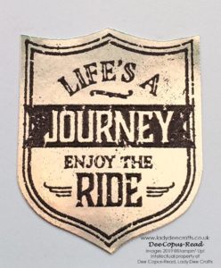 Enjoy the Ride card using One Wild Ride from Stampin' Up! - by Dee Copus-Read, Lady Dee Crafts