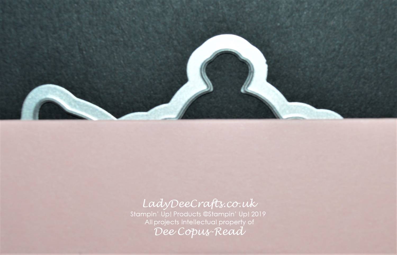 Tea Time Framelits Partial Die-Cutting Tutorial by Dee Copus-Read, Lady Dee Crafts.
