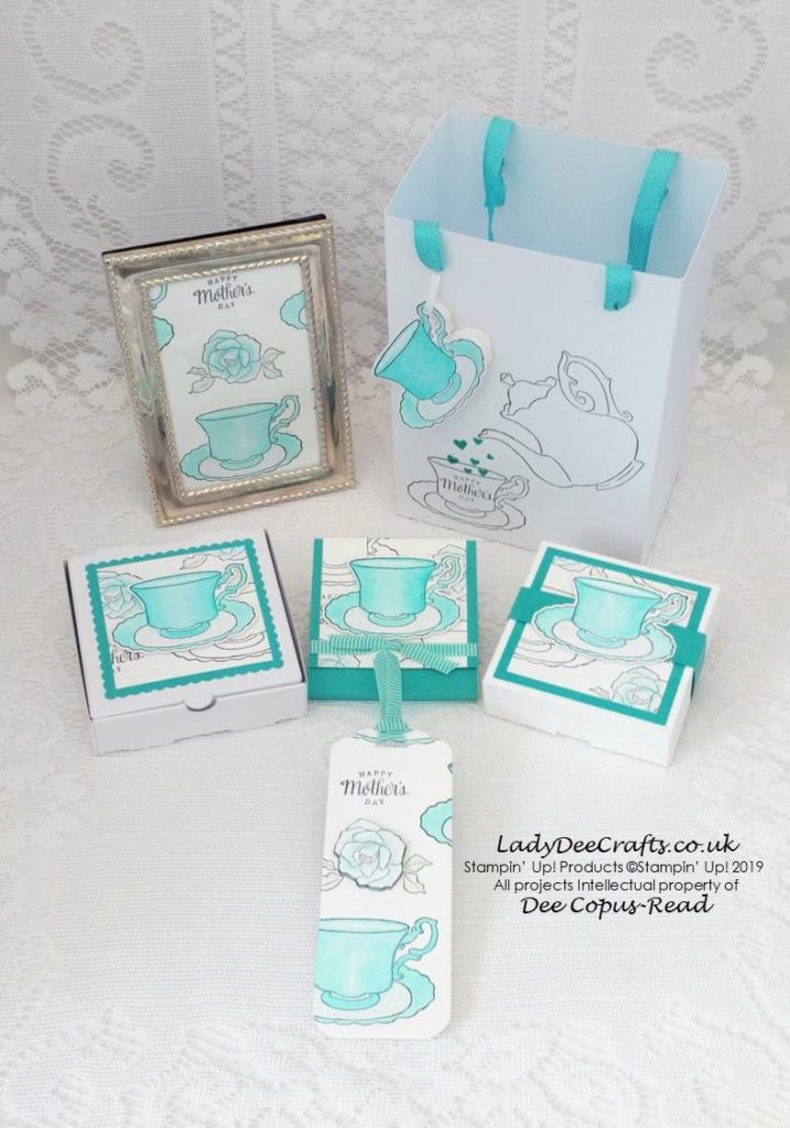 Gift Bag for the Tea Time gift set by Dee Copus-Read, Lady Dee Crafts