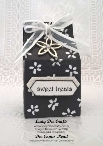 Mini Milk Carton for a Ferrero Rocher by Dee Copus-Read, Lady Dee Crafts
