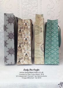 Masculine Gift Bags by Dee Copus-Read, Lady Dee Crafts