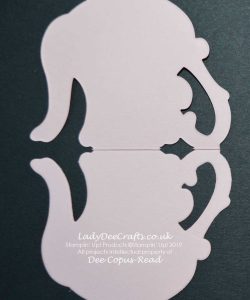 Tea Time Framelits Partial Die-Cutting Tutorial by Dee Copus-Read, Lady Dee Crafts.