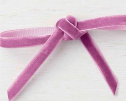 Rich Razzleberry Ribbon x2 Rich Razzleberry 1/4" (6.4 Mm) Velvet Ribbon